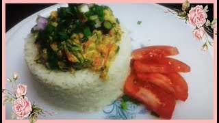 Arroz con vegetales