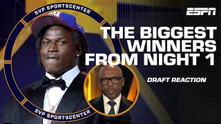 Celebrity NFL Draft Round 1 Reaction 👀 The Giants got foundational picks – Louis Riddick | SC with SVP Profile