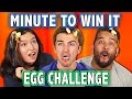 MINUTE TO WIN IT EGG ROULETTE CHALLENGE! (ft. Teens React Cast) | Challenge Chalice