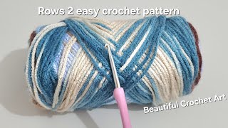 WONDERFUL! Only 2 rows My friends will love this simple and stylish model! Crochet pattern.