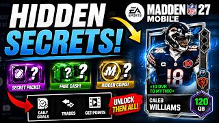 HIDDEN SECRETS IN MADDEN MOBILE 27!