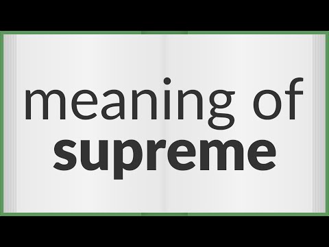supreme meaning