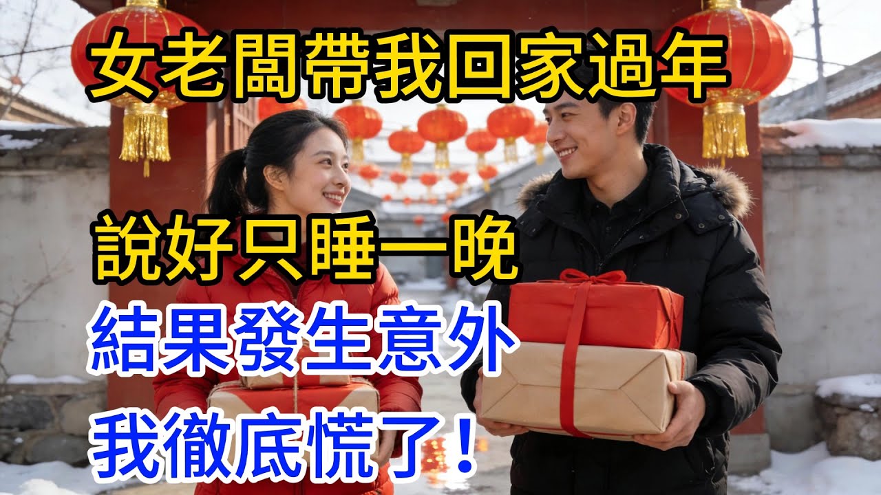 女老闆帶我回家過年，說好只睡一晚，結果發生意外，我徹底慌了！#情感#故事#正能量#故事频道#故事分享