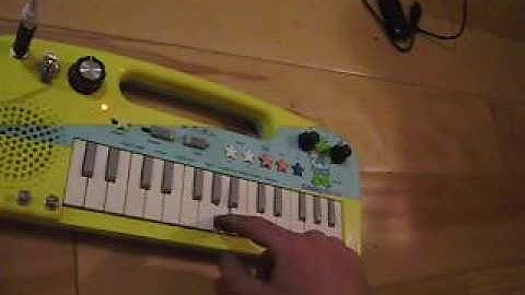 circuit bent casio ep-10 muppet babies keyboard
