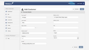 How to Add and Manage customers (Retailpay Self-help Videos)