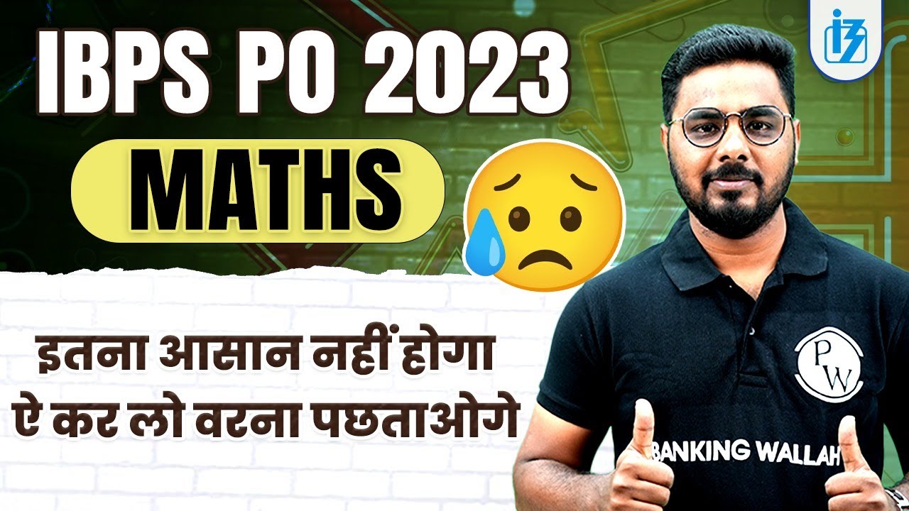 IBPS PO MATHS CLASSES 2023 | QUANT RAPID FIRE 🔥SESSION | MOST EXPECTED ...