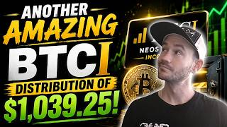 Another Amazing BTCI Covered Call Income ETF Distribution ✅ Why I Love BTCI From NEOS Investments