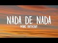 Marc Anthony - Nada de Nada (Letra/Lyrics)