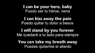 Video-Miniaturansicht von „♥ Hero ♥ Héroe ~ by Enrique  Iglesias - subtitulada en inglés y español“