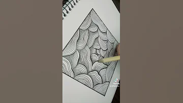 What I do before sleeping | Doodle Pattern | Zentangle doodle | Drawing Tutorials