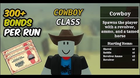 How to get 300+ bonds using the cowboy class! Dead rails