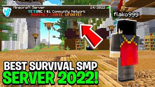*BEST* Minecraft Survival/SMP Server In 2022! | BRAND NEW SERVER | FREE TO PLAY