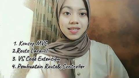 Pemrograman Framework - Pertemuan 2 (Konsep MVC, Route Laravel, VC Code Extension)