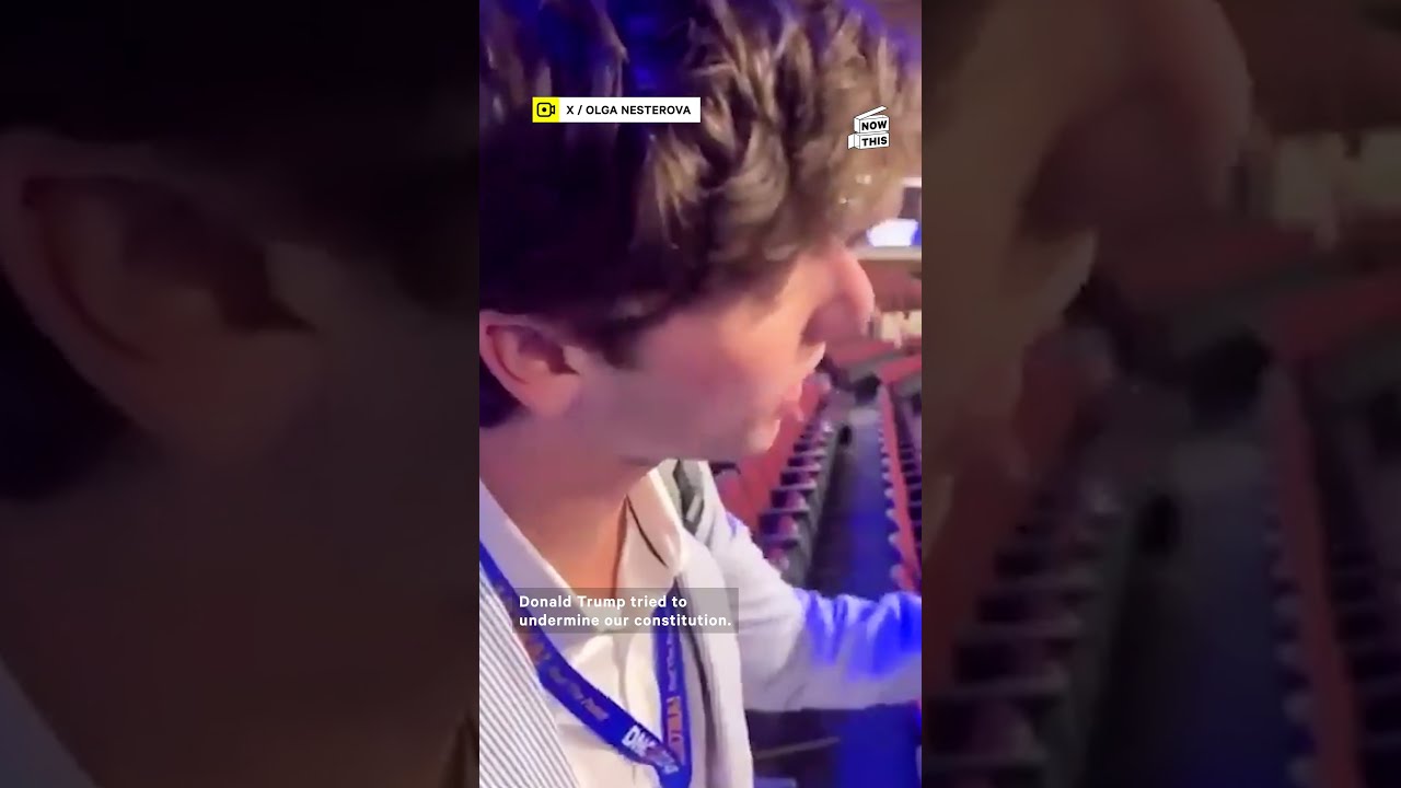 Viral Young Democrat Confronts Charlie Kirk At DNC