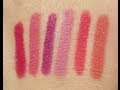 Bare Minerals Model Florals Lip Quickie Collection and Swatches