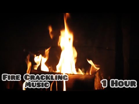 Relaxing Fire Crackling Music Warm Camin Fire For Sleep 1 Hour Full HD