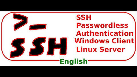 Set Up Passwordless SSH Login - client windows, server linux- Language=English