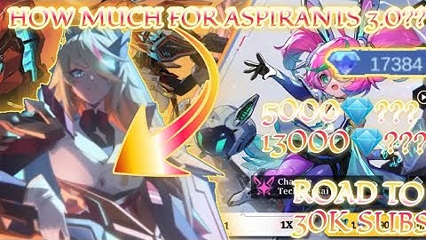 HOW MUCH 💎/DIAMONDS FOR ASPIRANTS 3.0 IN NEW ASPIRANTS UNITE GACHA DRAWS EVENT | MLBB