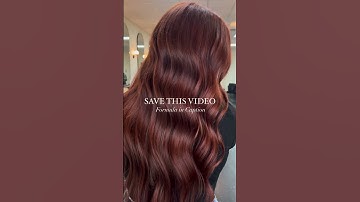 “The #1 color that is trending right now is “Cowgirl Copper” - Evana! #joico #copper