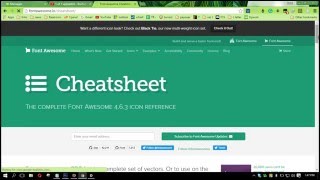 How to Use Font Awesome Cheatsheet in Photoshop | UI Design