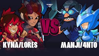 Kyna & Lores vs  Manji & 4nto  Winners Quarter Final - The Highest Brawlhalla Doubles (2v2s) #9