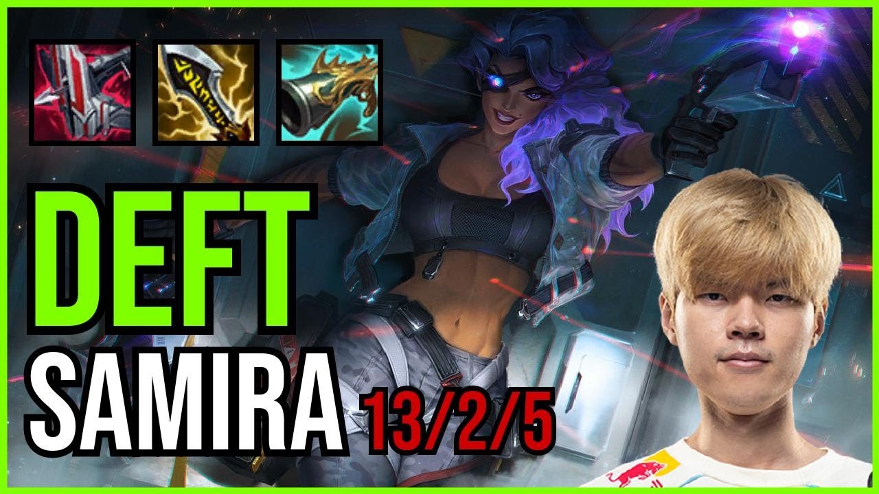 DEFT - SAMIRA vs JINX ADC - KR Grandmaster - Patch 11.6