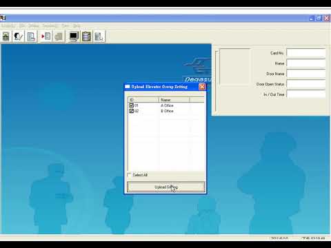 Pegasus Elevator Control Software(PST-ADV-E-ELE) - Upload elevator group setting