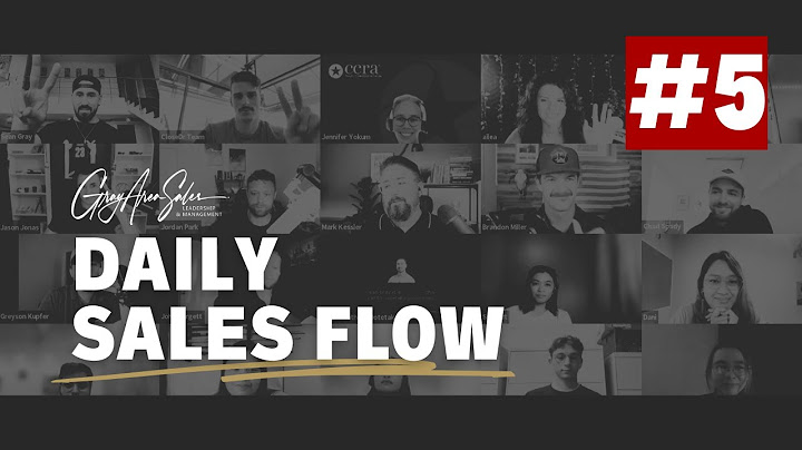 Daily Sales Flow #5 | Unlock Your Sales Potential with Flow State with Sean Gray | June 9, 2023