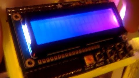 Extremely basic RPi Adafruit Character LCD demo