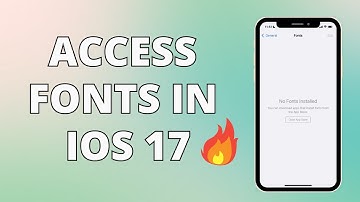 How To Find And Change Font | iOS 17