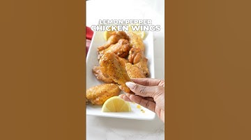 The BEST Lemon Pepper Chicken Wings  #wings #recipe
