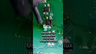 How to Desolder SMD Stepper Motor Driver IC with SMD Rework Soldering Station Resimi