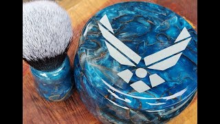 Dyed Shavings Air Force Shave Set