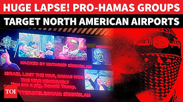 ‘F**k Trump & Netanyahu’: Pro-Hamas Messages Blasted At North American, Canadian Airports | Watch