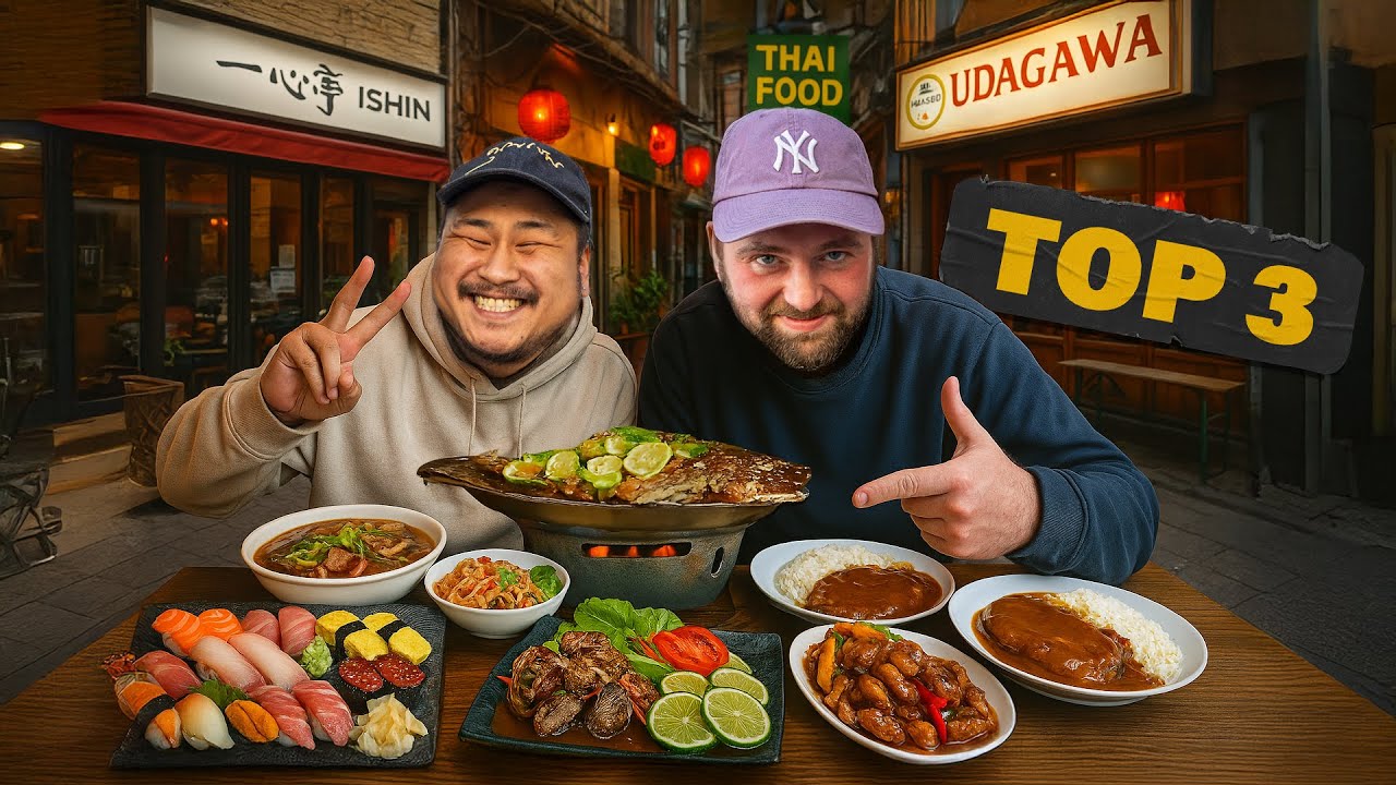 THAI GASTRONOM zeigt uns die TOP 3 FOODSPOTS aus seiner Kindheit!🤤