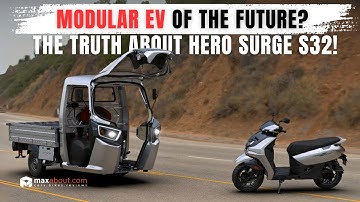 2025 Hero Electric Surge S32 – Is It the Smartest EV of 2025? Modular Scooter + Three-Wheeler!