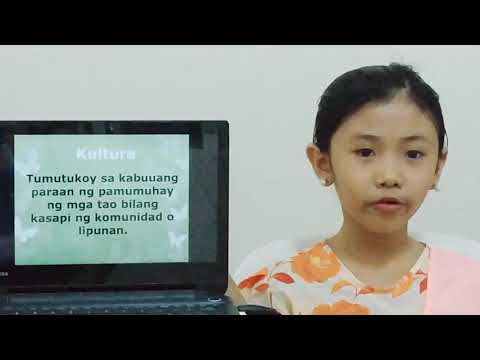Video: Alin sa mga sumusunod ang halimbawa ng hindi materyal na kultura?
