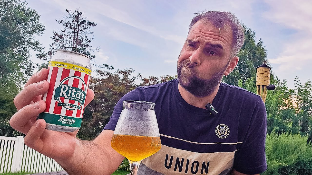 Neshaminy Creek Brewing Lemon Fruit Brew Beer Tasting and Review