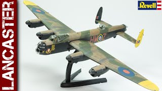 Revell Avro Lancaster in flight (1/72 scale model)