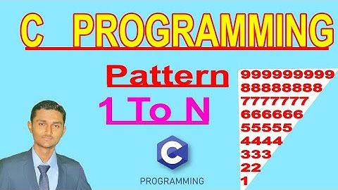 pattern 1 to n !! 1,22,333,4444,555 in C .