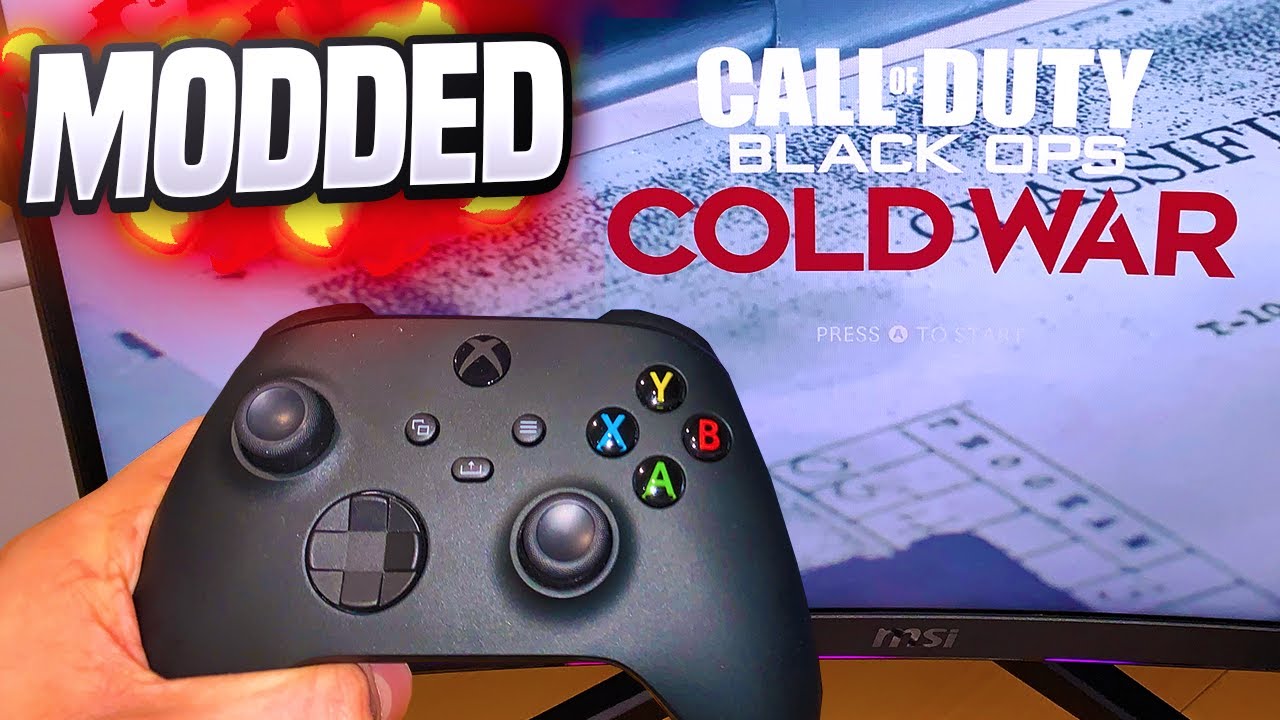 i used a MODDED CONTROLLER in Black Ops Cold War *AUTO AIM & RAPID FIRE*  (my honest thoughts) - YouTube