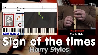 Sign of the times Harry Styles Tutorial Flauta Piano Guitarra Educação Musical José Galvão CVG