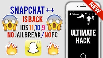 Save Snaps, Upload From Gallery, Spoof Locations! Snapchat ++ Is BACK On iOS 11,10,9!