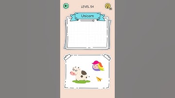 Puzzle fuzzle level 54 unicorn