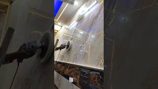 🔥 Amazing stucco Marble Finish Texture | Modern Wall Design 2026#shorts #wallart #interiordesign