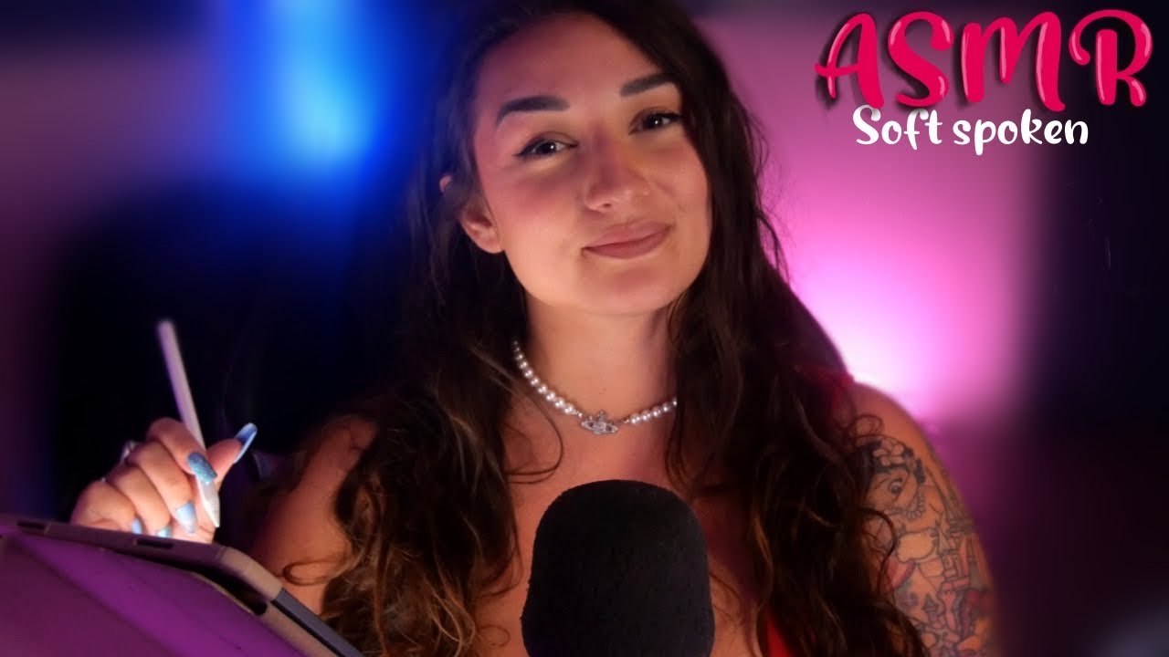 ASMR FRANÇAIS : SOFT SPOKEN ROLEPLAY JE TE DESSINE ☺️