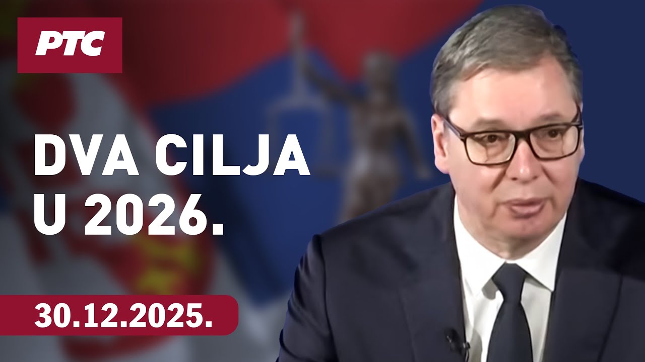 Vučić: Dva cilja u 2026. – mir i stabilnost i da bude najbolja ekonomska godina u istoriji Srbije