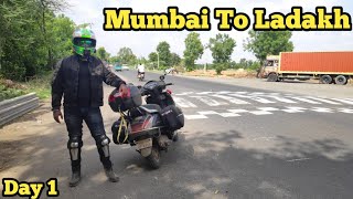 Mumbai To Ladakh On Honda Activa | Ahemdabad | Day 1 | 2021