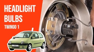 How to replace the headlight bulbs Twingo mk1 💡