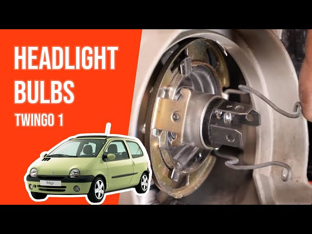 How to replace the headlight bulbs TWINGO 1 💡 